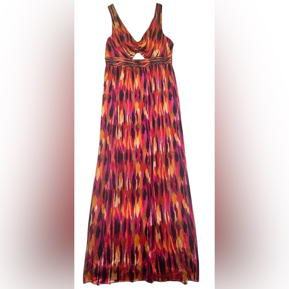 Trina Turk Multicolor Margery 2 Ikat Print Sleeveless Maxi Dress Size 10 NWT - Picture 9 of 12